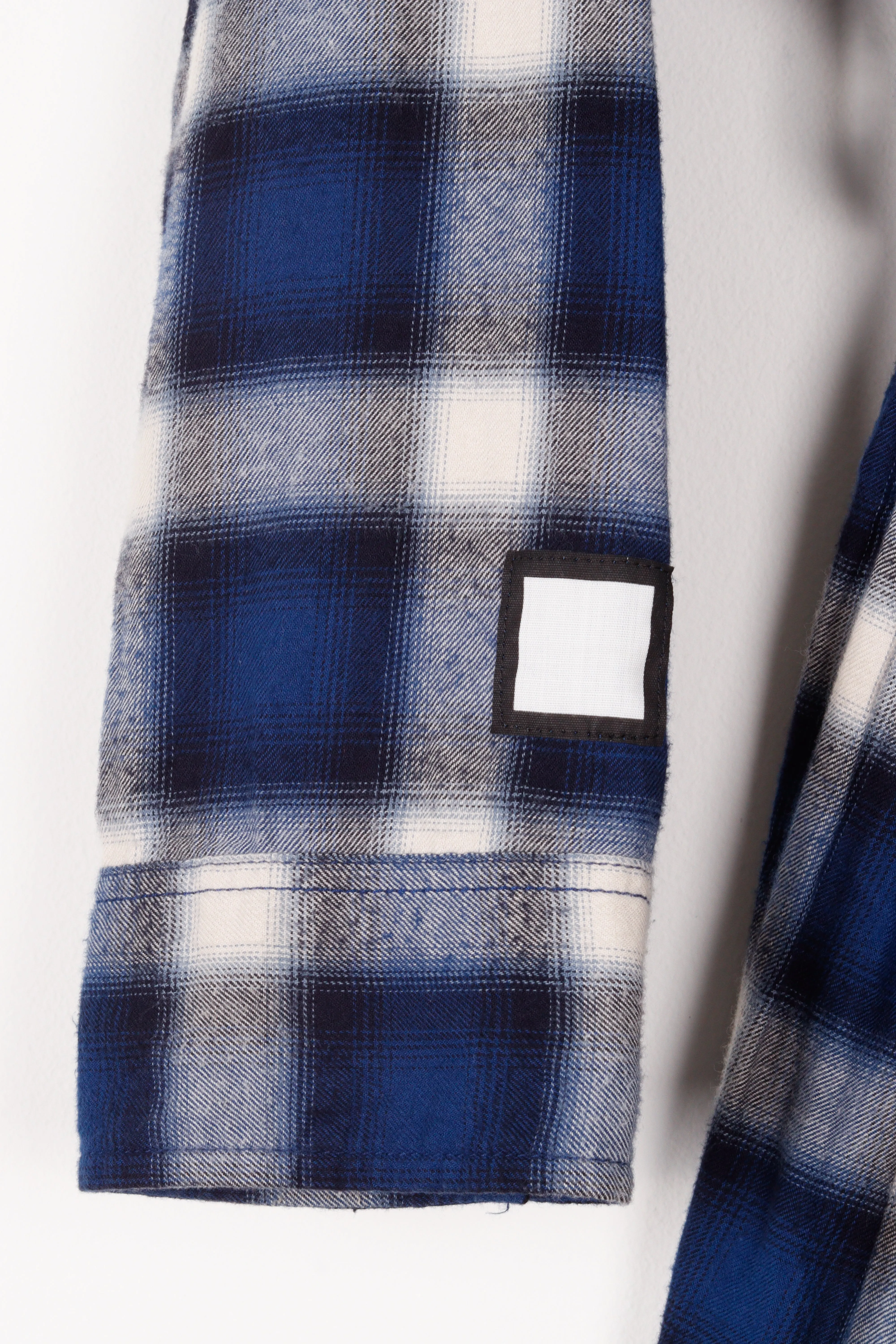 Luker FW16 'Ombre Check' Flannel Coat Blue (2016)