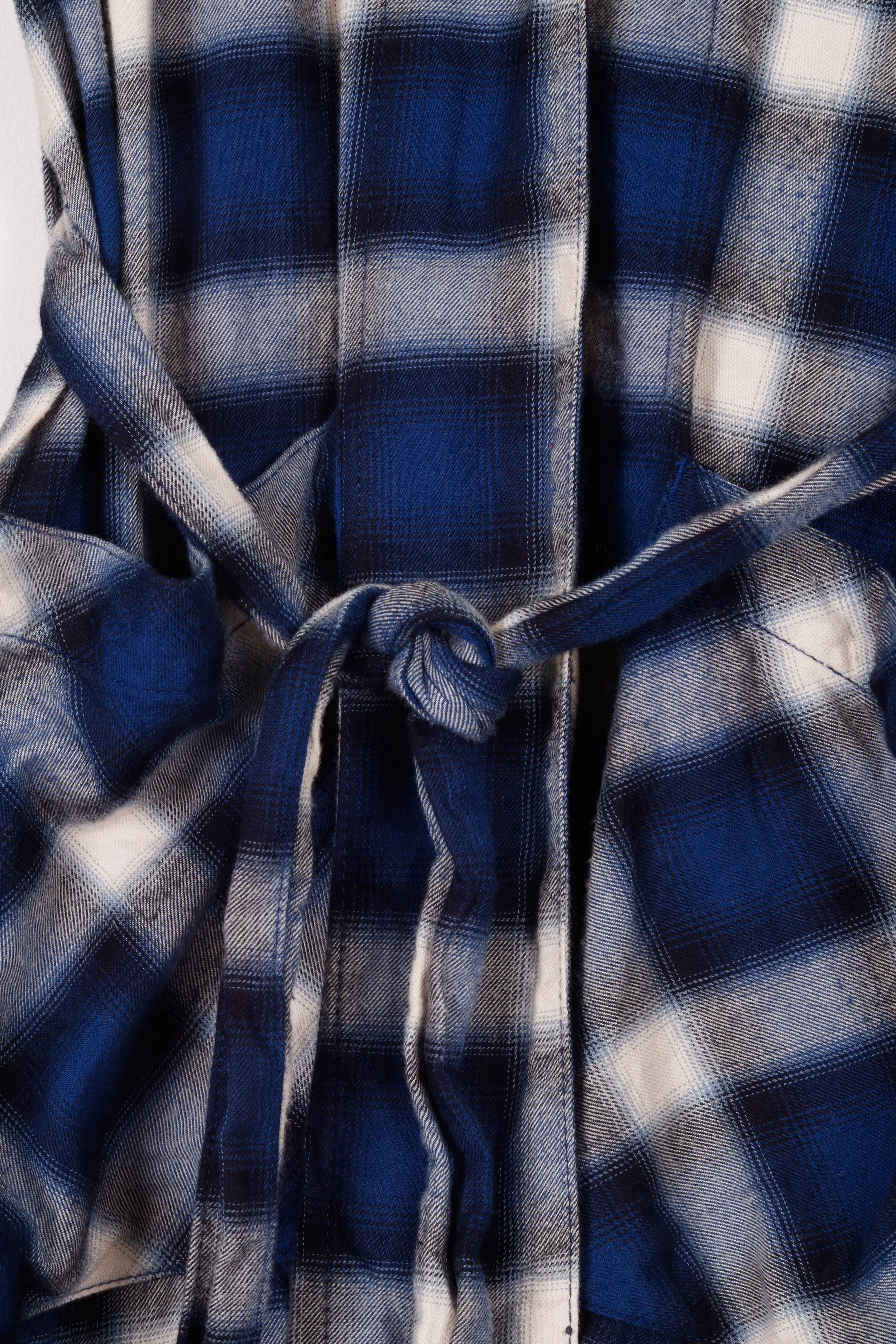 Luker FW16 'Ombre Check' Flannel Coat Blue (2016)