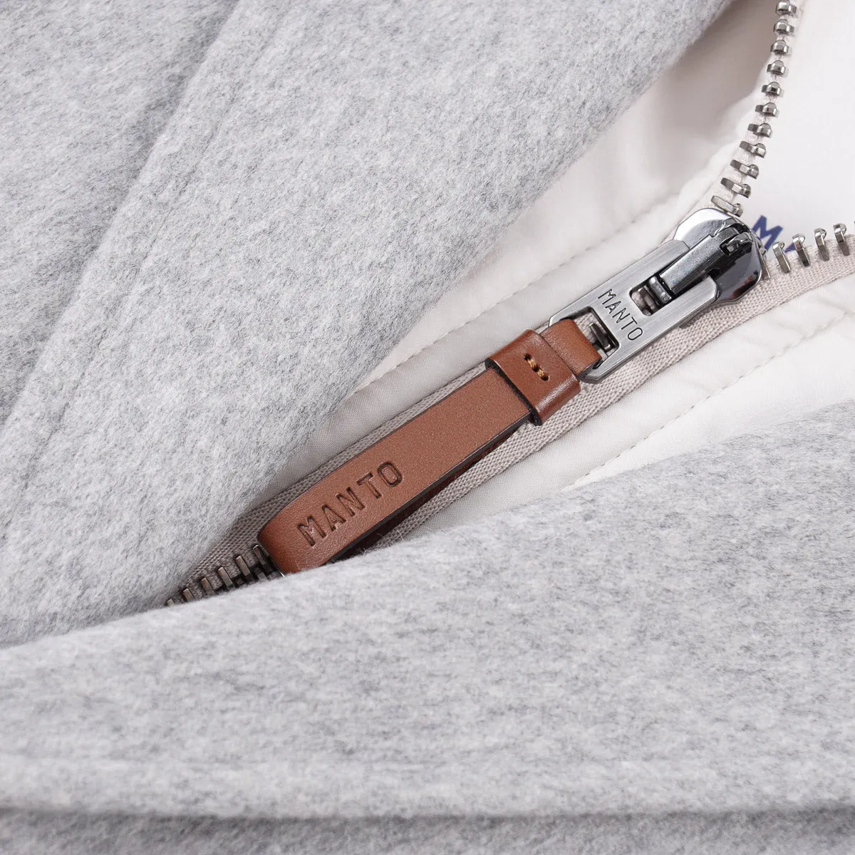 Manto Cashmere Blazer Jacket with Hood