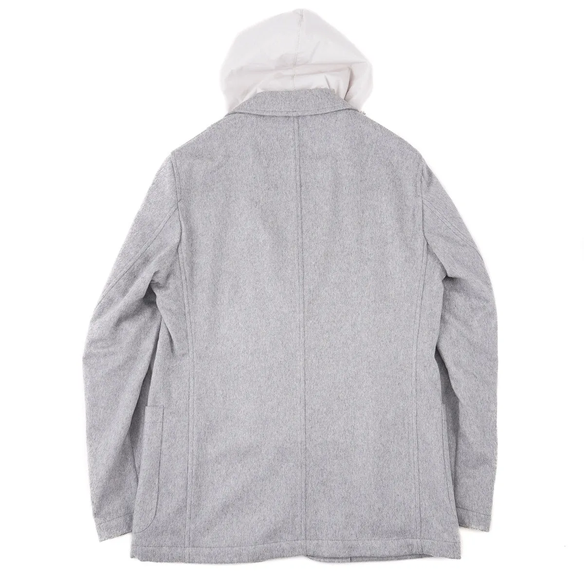 Manto Cashmere Blazer Jacket with Hood