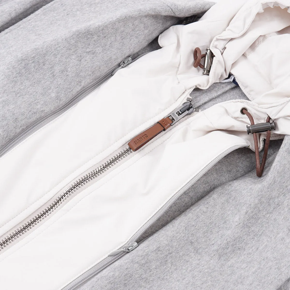 Manto Cashmere Blazer Jacket with Hood