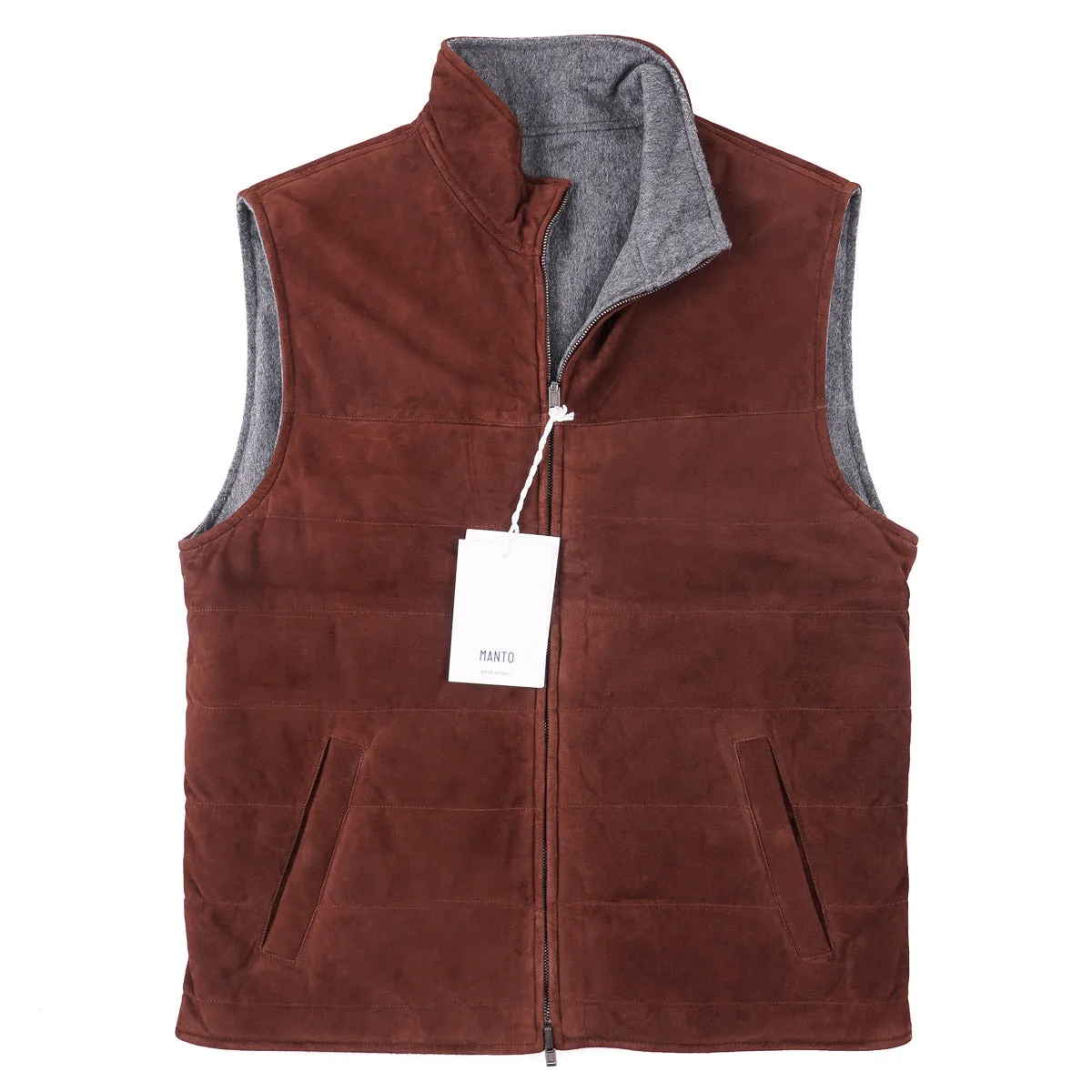 Manto Reversible Lambskin Suede Vest