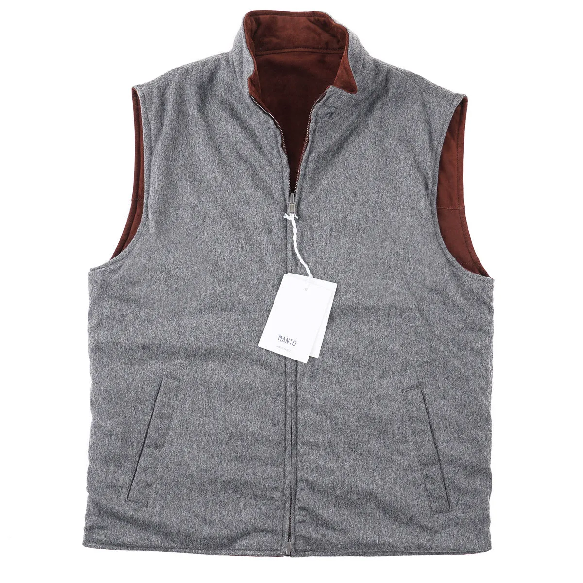 Manto Reversible Lambskin Suede Vest