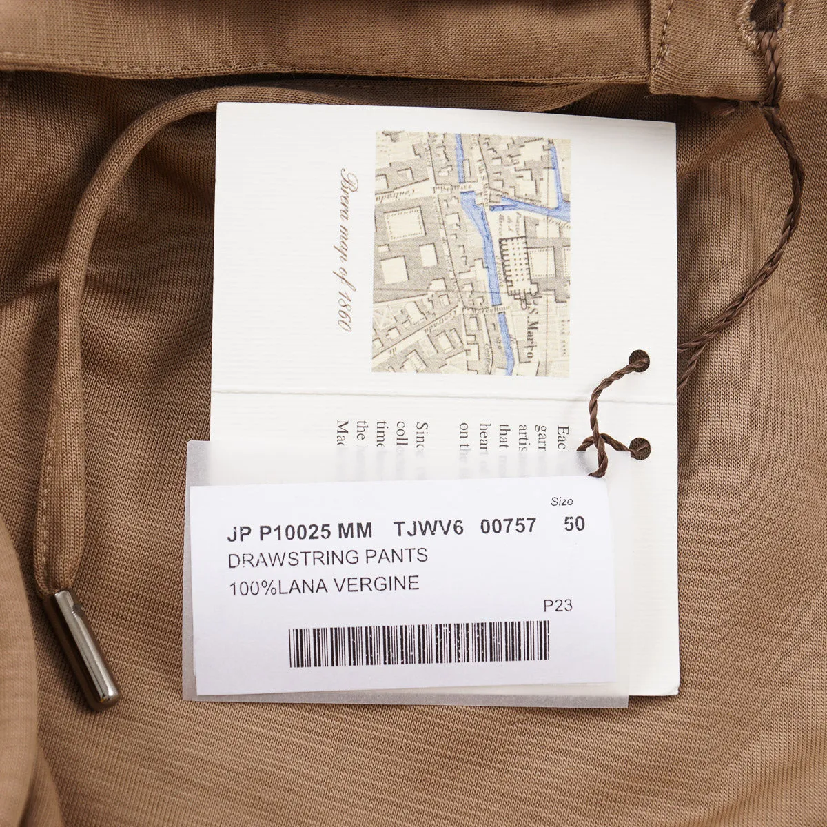 Maurizio Baldassari Jersey Wool Jogger Pants