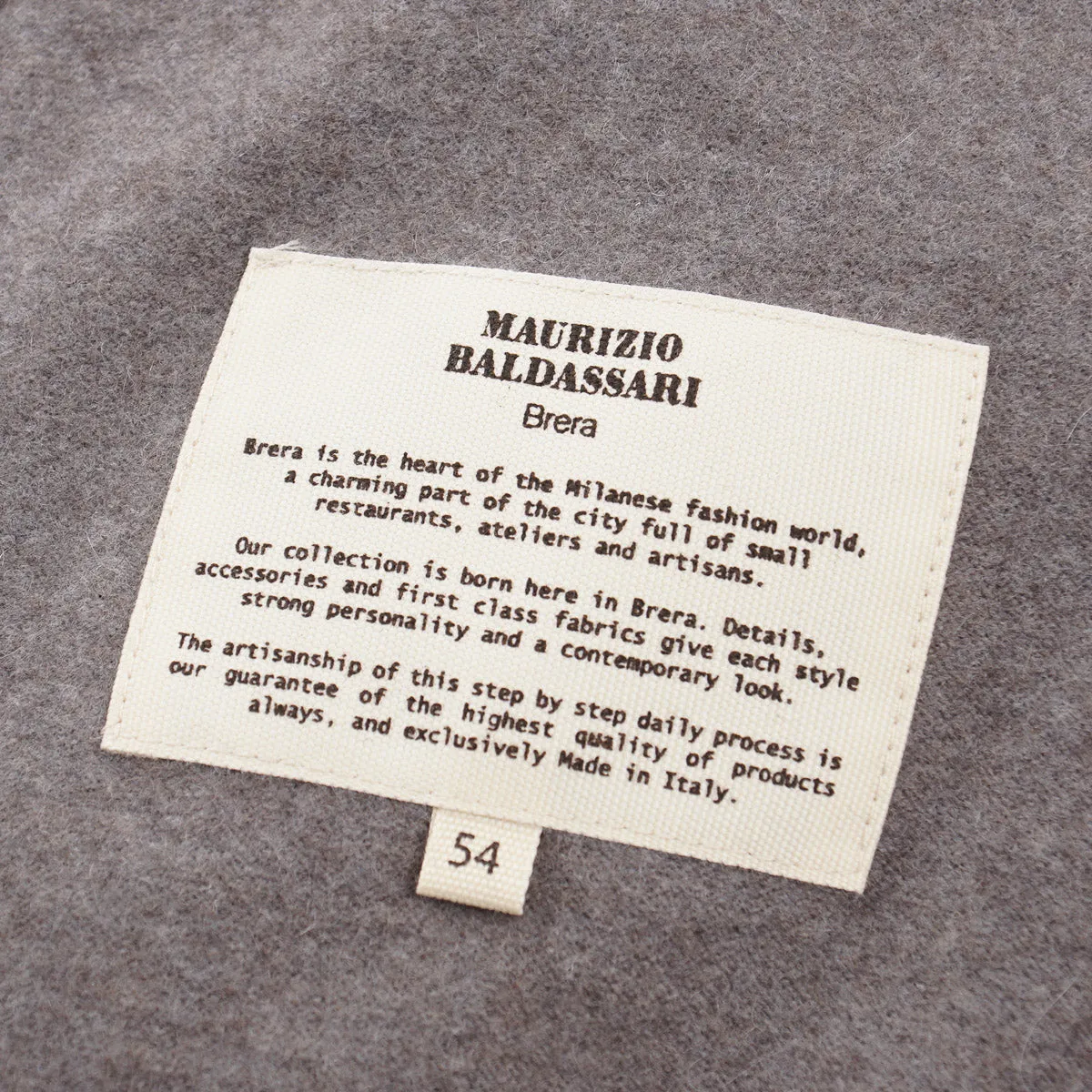 Maurizio Baldassari Solferino Cashmere Overshirt
