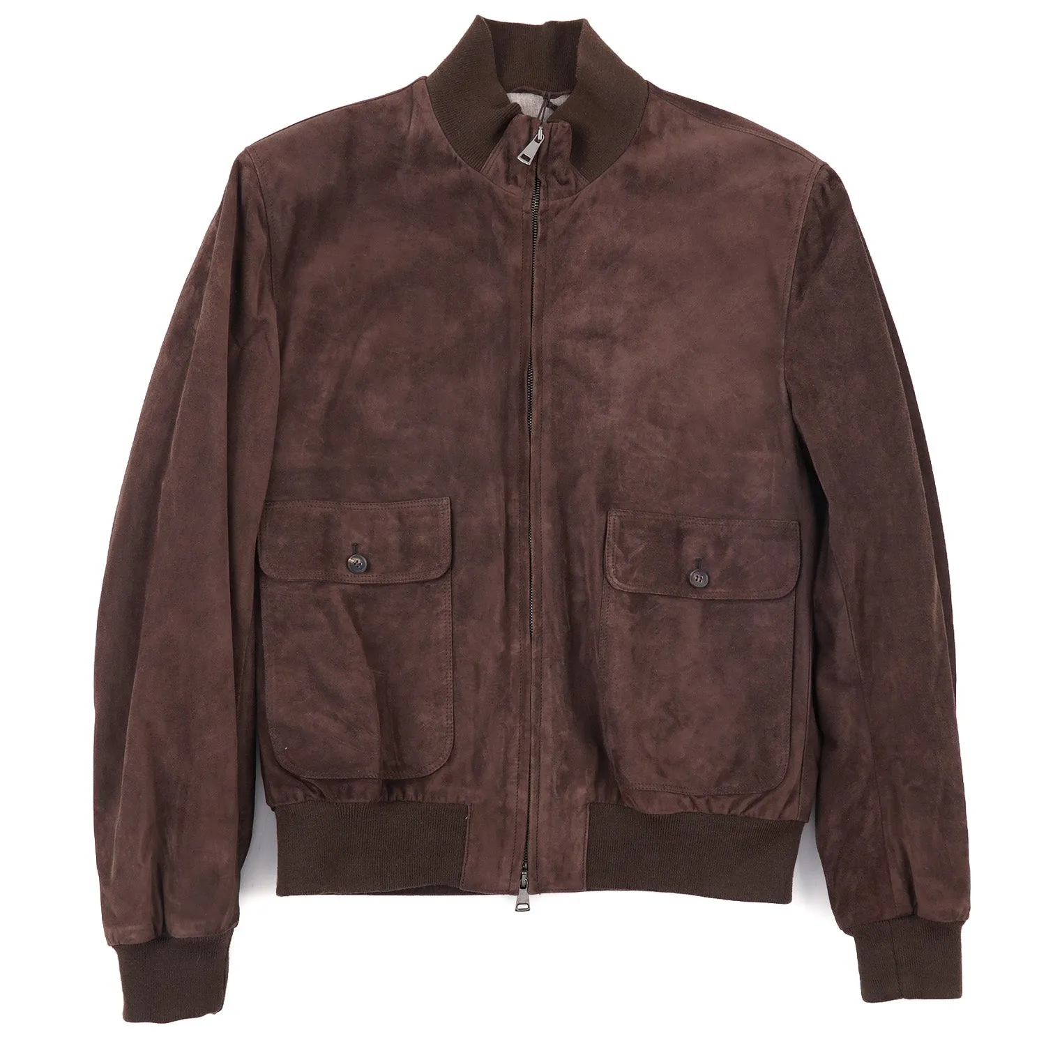 Rifugio Wool-Lined Suede Bomber Jacket