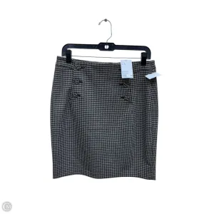 Skirt Midi By H&m In Black & Brown. Size: 8