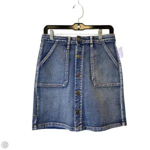 Skirt Mini & Short By Clothes Mentor In Blue Denim. Size: 4