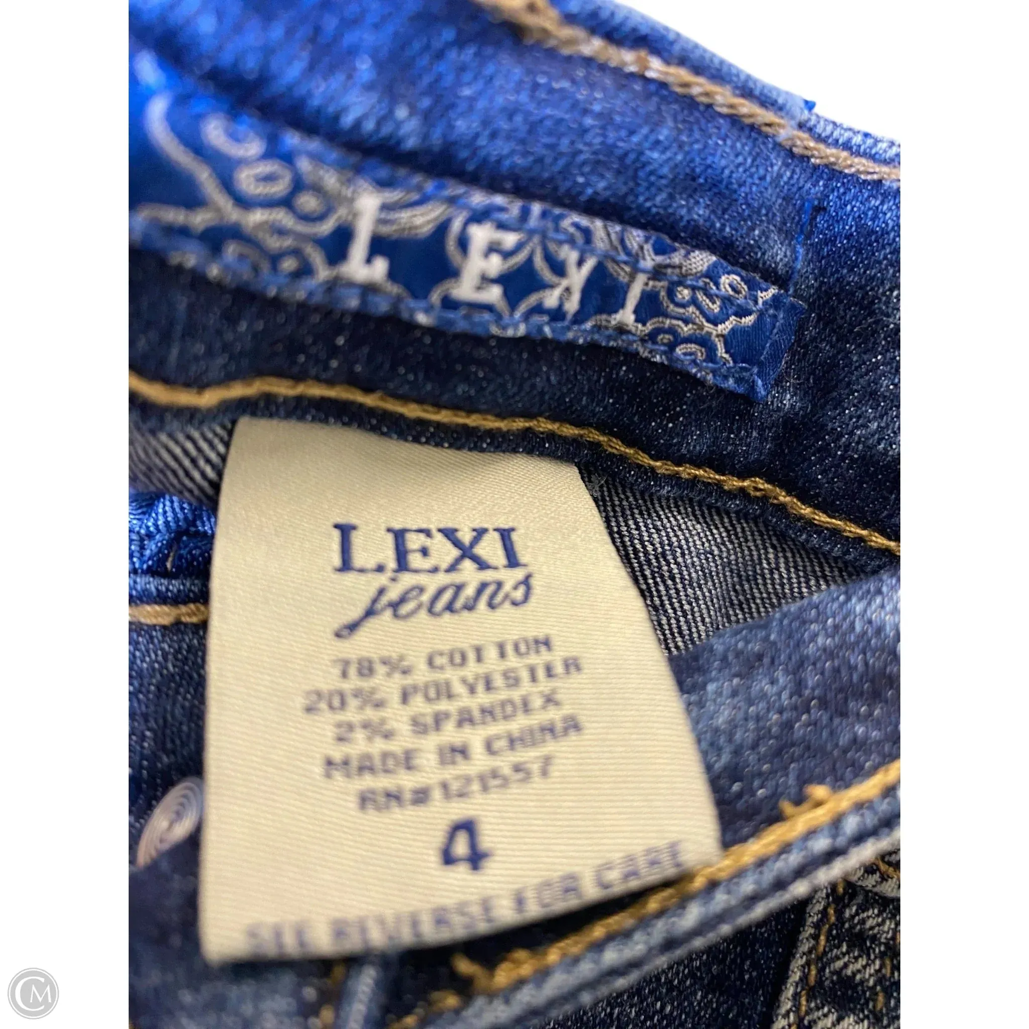 Skirt Mini & Short By Clothes Mentor In Blue Denim. Size: 4