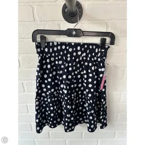 Skirt Mini & Short By Loft In Blue & White. Size: 0