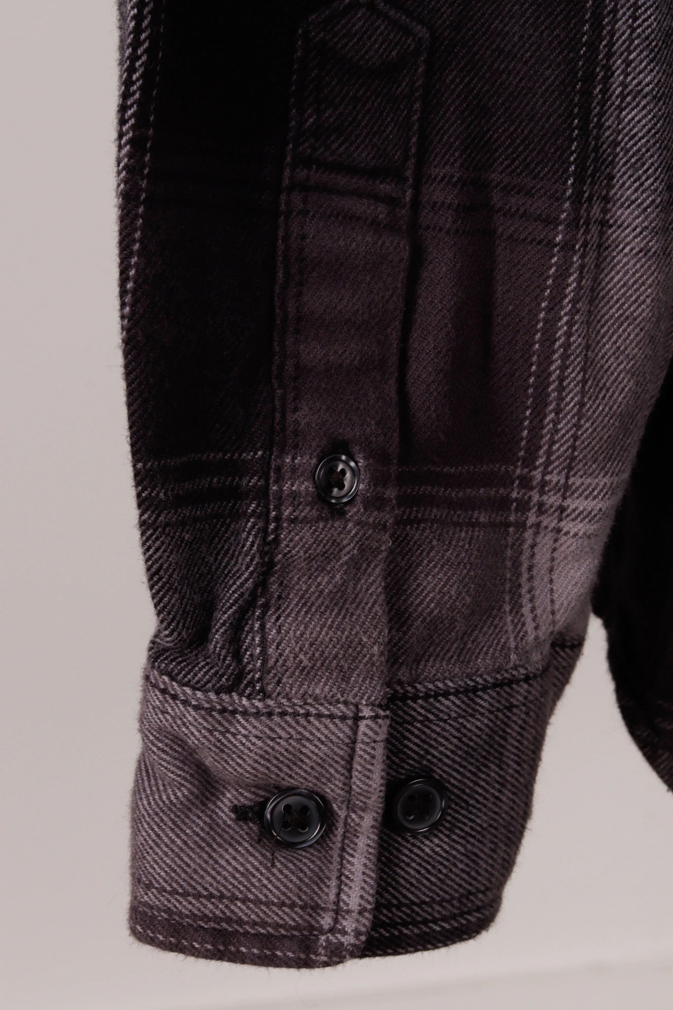 Supreme FW18 'Shadow Plaid' Flannel Shirt Black (2018)